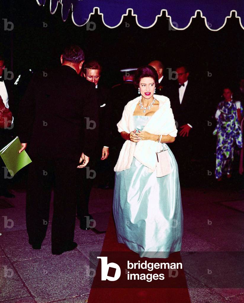 Princess Margaret at the gala Preview at the Strand of 