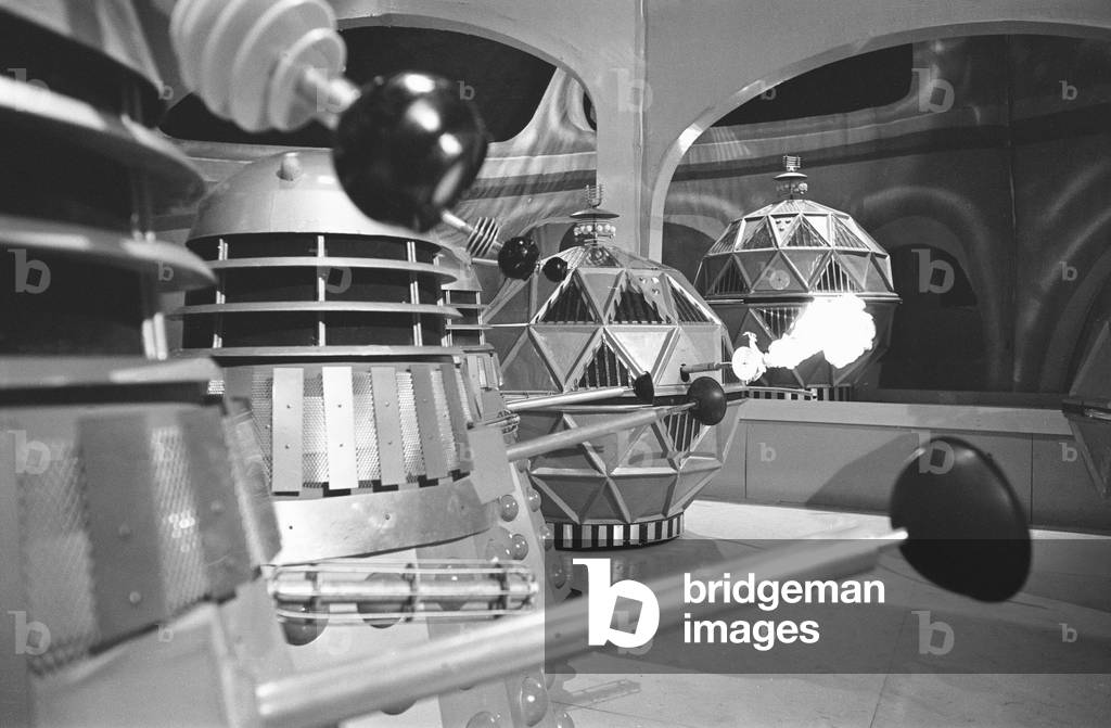 Scene from the Dr Who TV series, April 1965