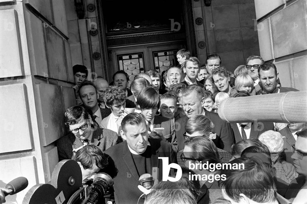 Northern Ireland August 1969. Reverend Ian Paisley seen here at Stormont. August 1969 Z8267-009