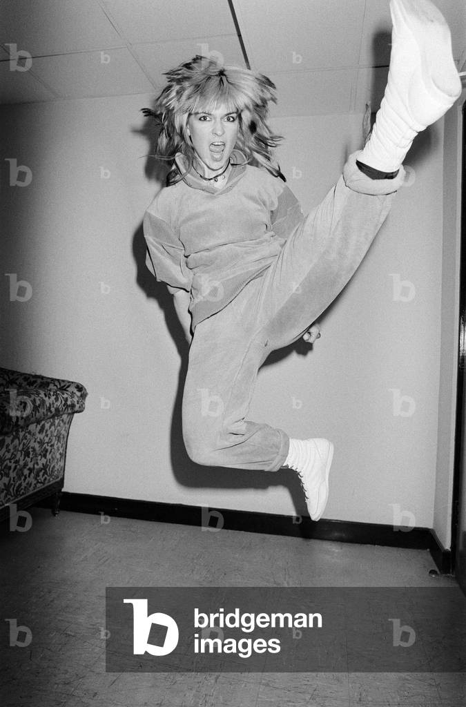 Pop singer Toyah Willcox. 18th March 1983 (b/w photo)
