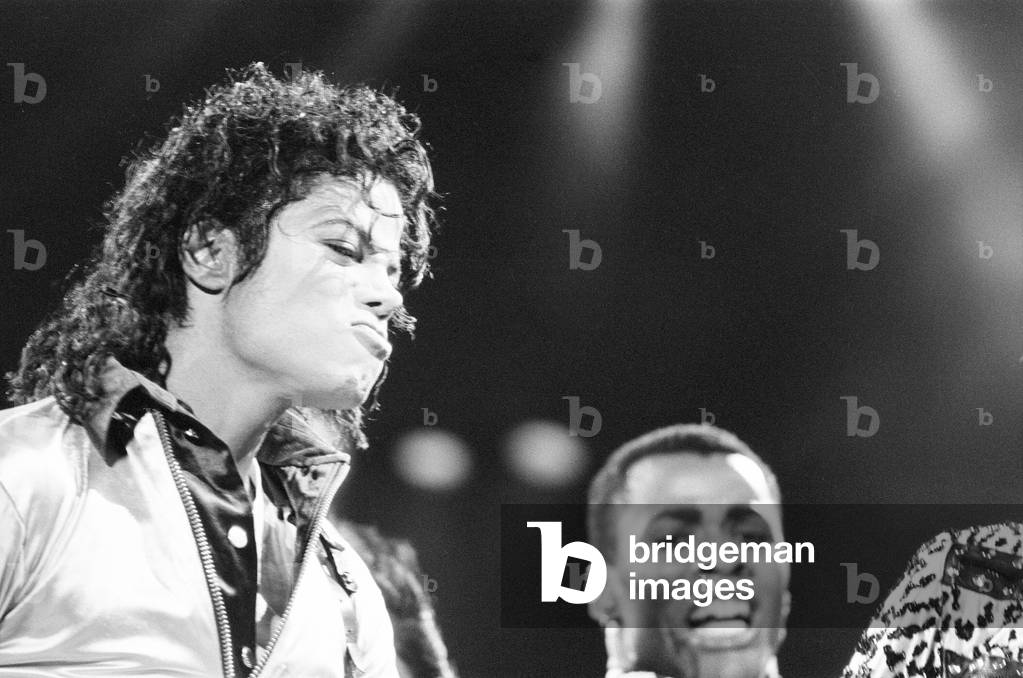 Michael Jackson, Bad Tour 1988, concert at Aintree Racecourse, Aintree, Merseyside, England, 11th September 1988.