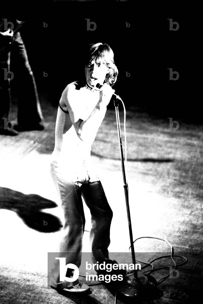 Rolling Stones: Mick Jagger in concert at the Newcastle City Hall, 4th March 1971