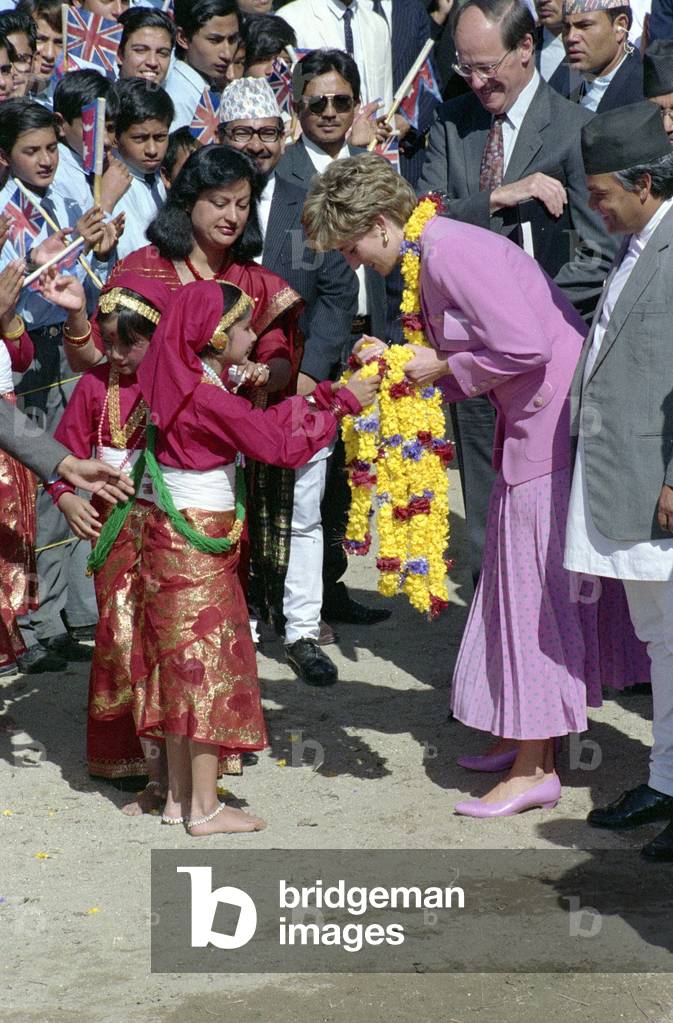 Princess Diana Overseas Visit to Nepal - March 1993