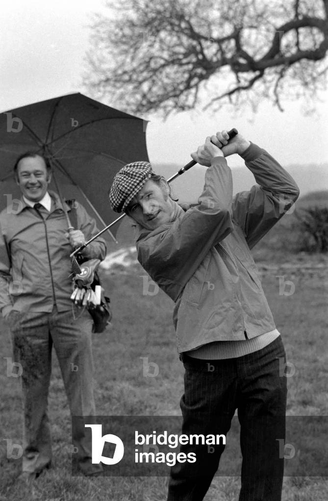 Graham Hill and Larry Webb, January 1975