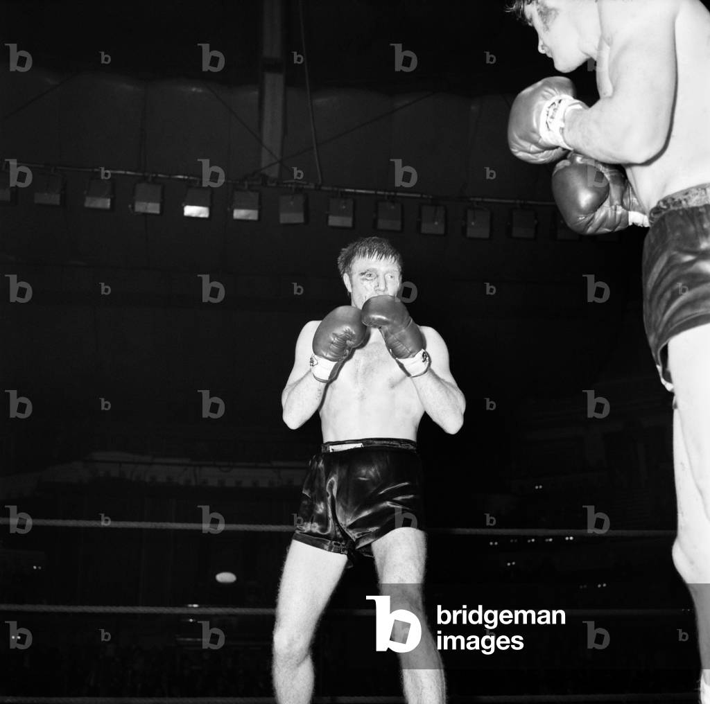 Welterweight boxing at the Royal Albert Hall 
Ralph Charles v. Chuck Henderson. 
November 1969