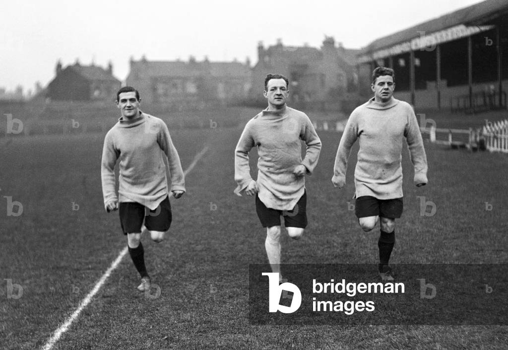 Training jog for Percy Barratt, 1926 (b/w photo)
