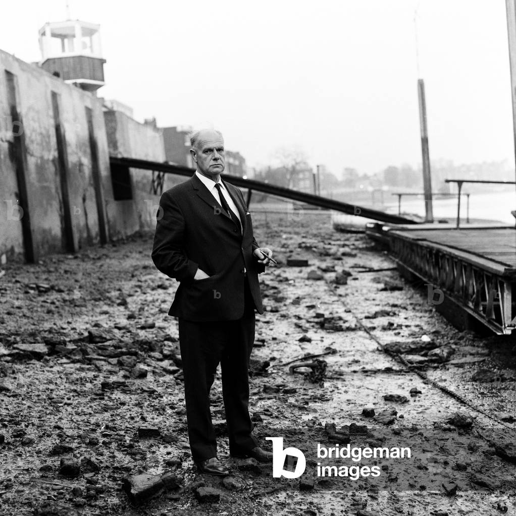 Chief Inspector John du Rose of Scotland Yard, May 1970 (b/w photo)