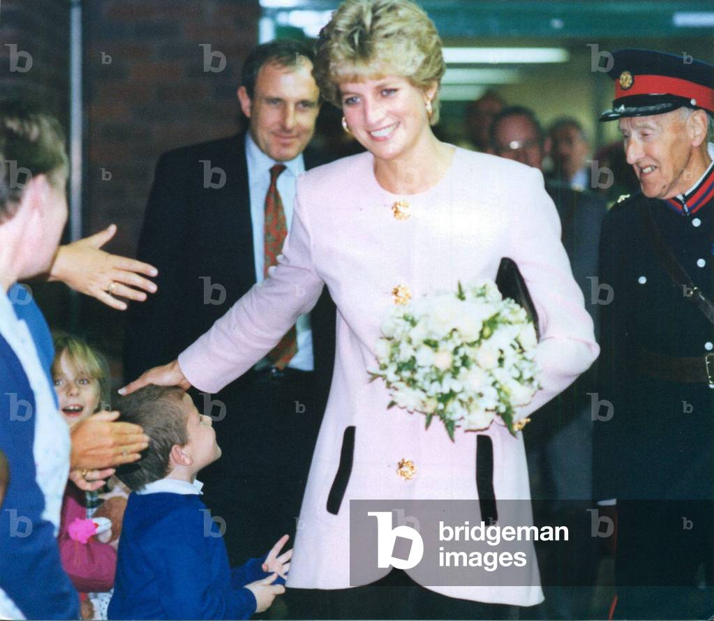 Princess Diana the Princess of Wales. (North East visits) The princess visiting Cleveland. 23 September 1992 (photo)