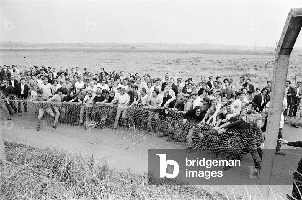 National Dock Strike, 14th August 1972 (b/w photo)