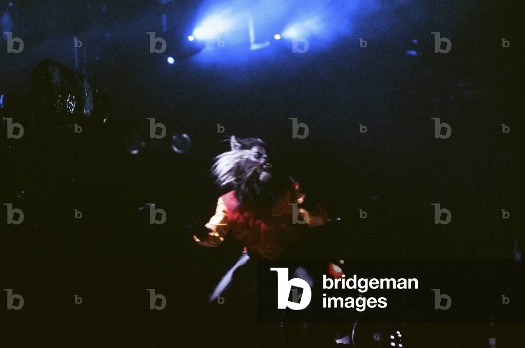 Michael Jackson seen here after performing on stage at Wembley during the Bad concert tour 14th July 1988 (photo)