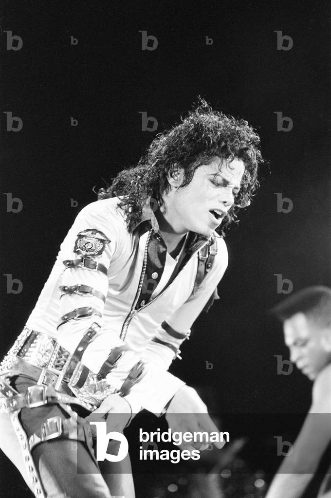 Michael Jackson, Bad Tour 1988, concert at Aintree Racecourse, Aintree, Merseyside, England, 11th September 1988.