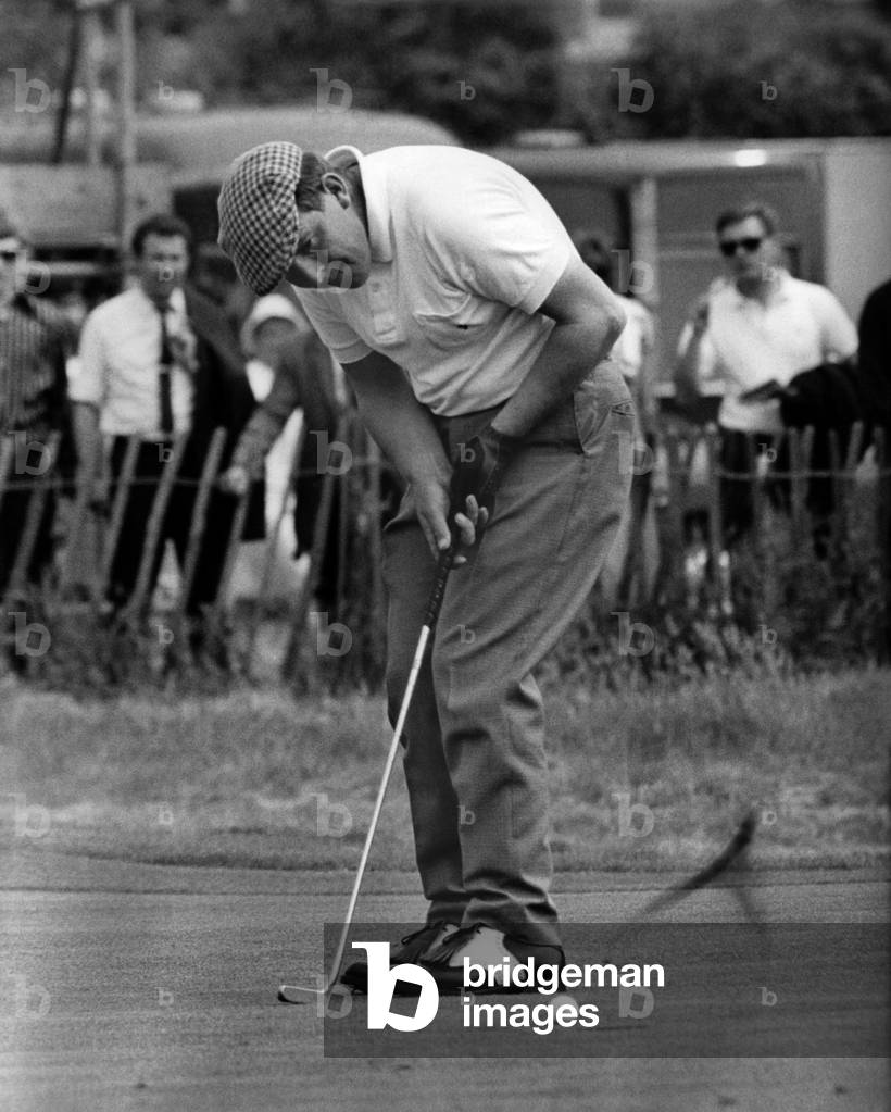 The concentration which put four comparative unknowns right into the Open limelight. Scot Jimmy Hume was one of them on 69, a better score than Nicklaus and Co. could manage in the steam heat of Hoylake yesterday, July 1967 (b/w photo)
