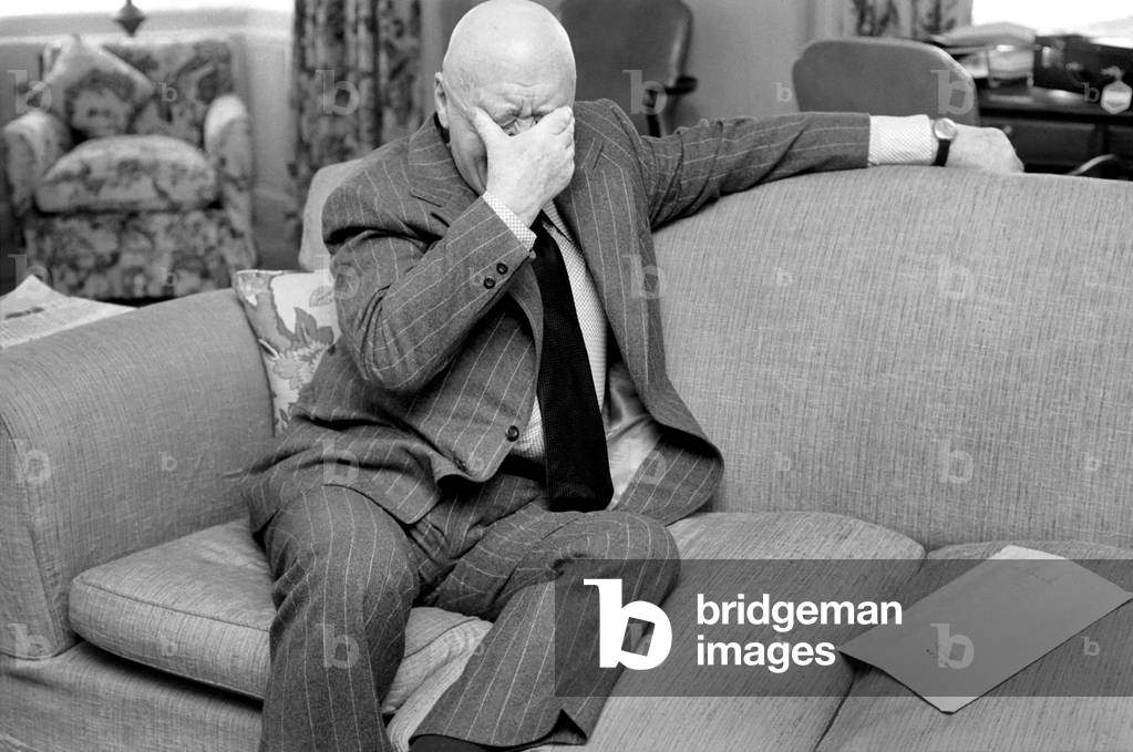 Film Director Otto Preminger, March 1975 (b/w photo)