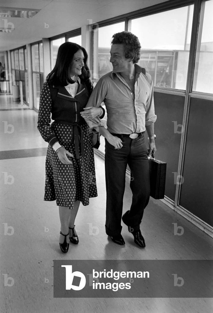 Lord and Lady Lichfield. Patrick Lichfield - March 1975 (b/w photo)