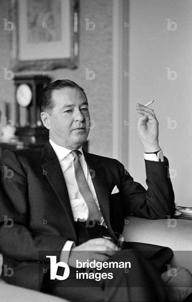 Screen Writer Sir Terence Rattigan, May 1964 (b/w photo)