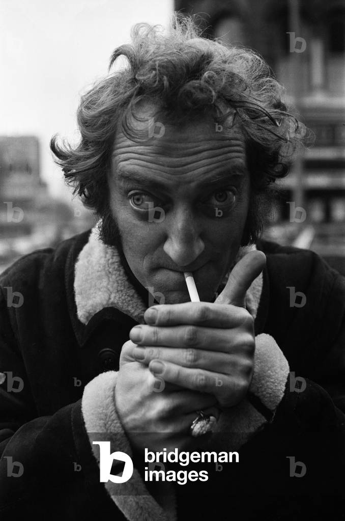 Zany comedian Marty Feldman seen here out and about town. 1st March 1969