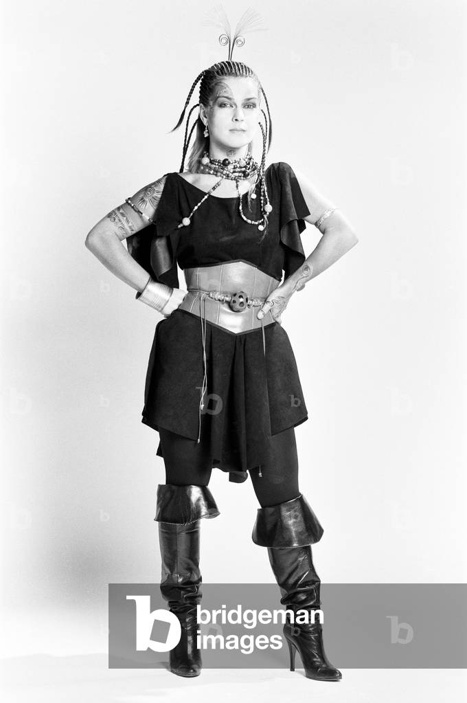 Punk singer and actress Toyah Willcox. 23rd February 1982 (b/w photo)
