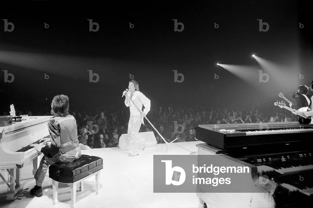 Rod Stewart and Faces. Concert in U.S.A. March 1975