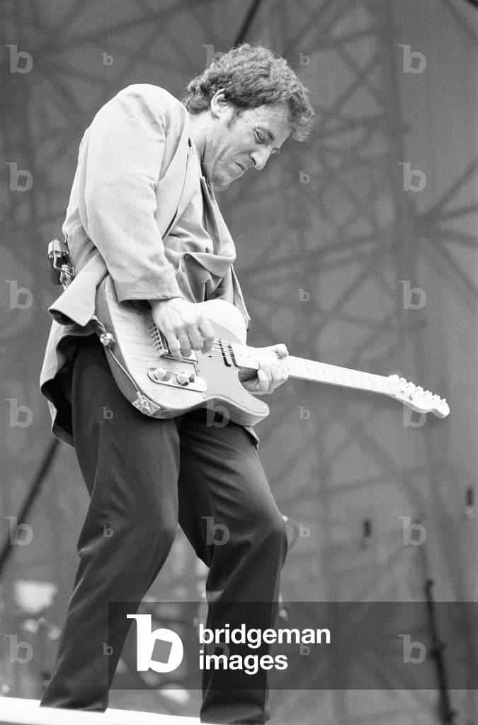 Bruce Springsteen in Concert, Villa Park, Birmingham, Tuesday 21st June 1988 (b/w photo)