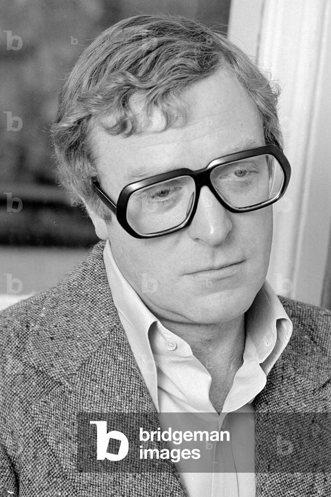 Actor Michael Caine seen here during an interview with the Reveille newspaper during the summer of 1974