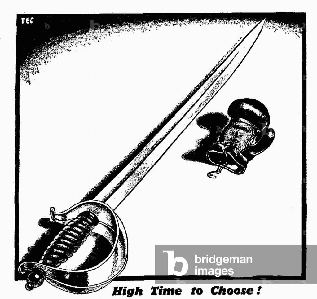 High Time to Choose! 10th May 1940 (b/w photo)