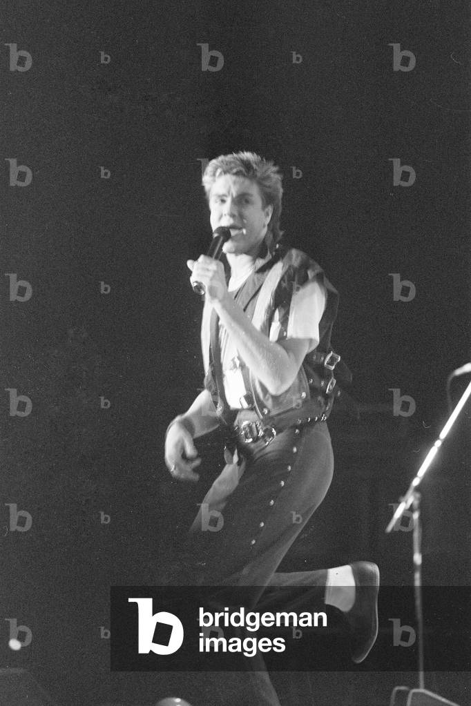 Duran Duran in Concert, NEC, Birmingham, 12th December 1983 (b/w photo)