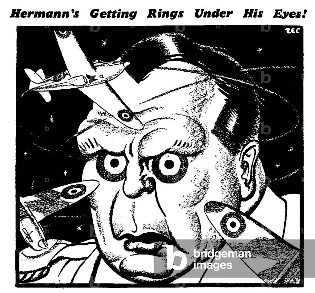 Hermann's Getting Rings Under His Eyes! July 15th 1940 (b/w photo)