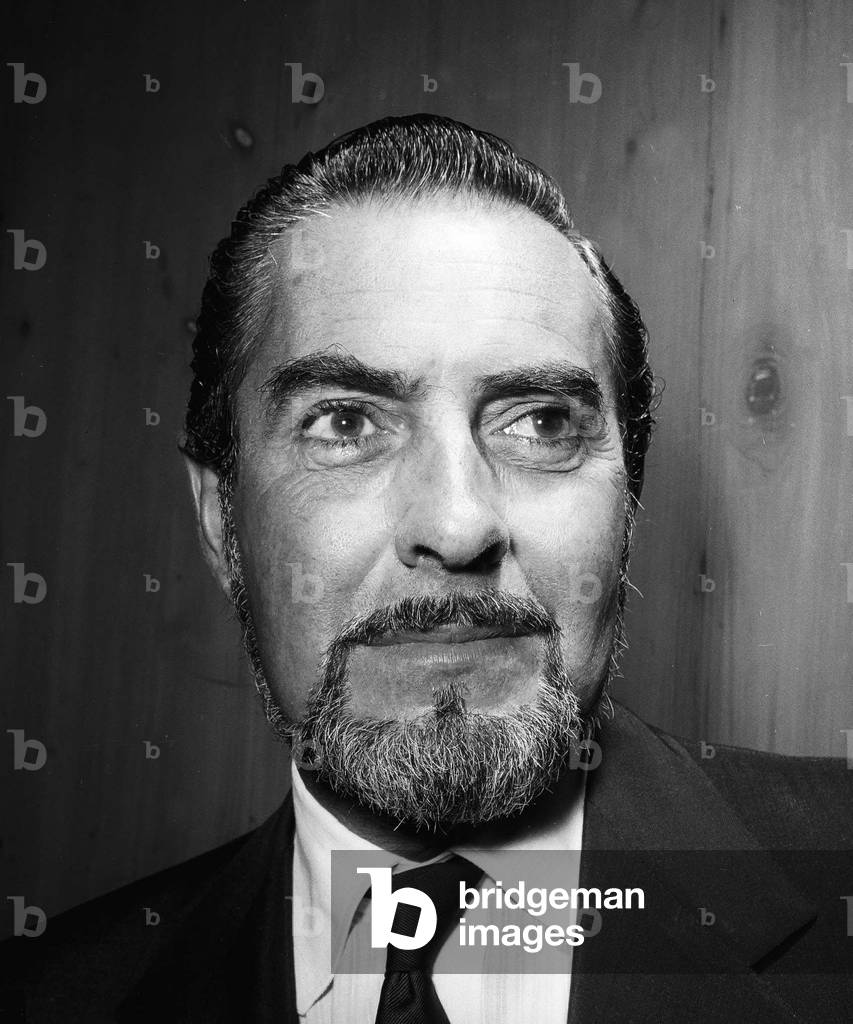 Actor Tyrone Power August 1958 (b/w photo)
