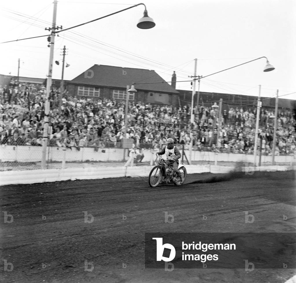 Speedway at stoke, motorsport. June 1960