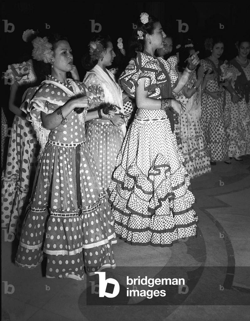 Spanish dress 
circa 1959