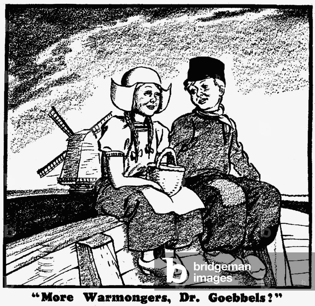 More Warmongers, Dr Goebbels. 13th November 1939 (b/w photo)