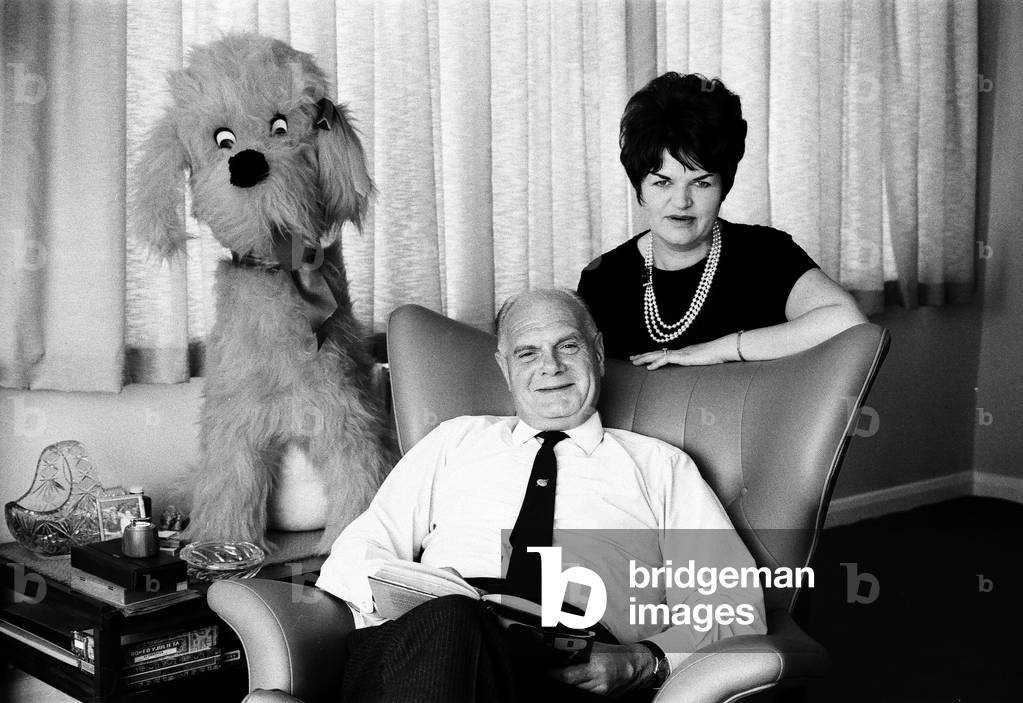 Retired Chief Inspector John du Rose of Scotland Yard, May 1970 (b/w photo)