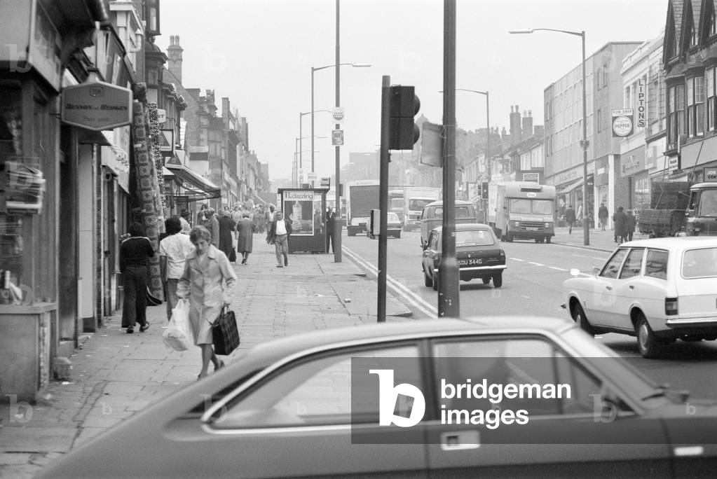 Ladywood, Birmingham, 15th August 1977 (b/w photo)