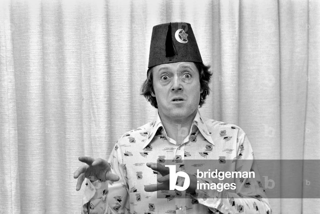 Tommy Cooper Impersonations. Edward Woodward and Mike Aspell, January 1975