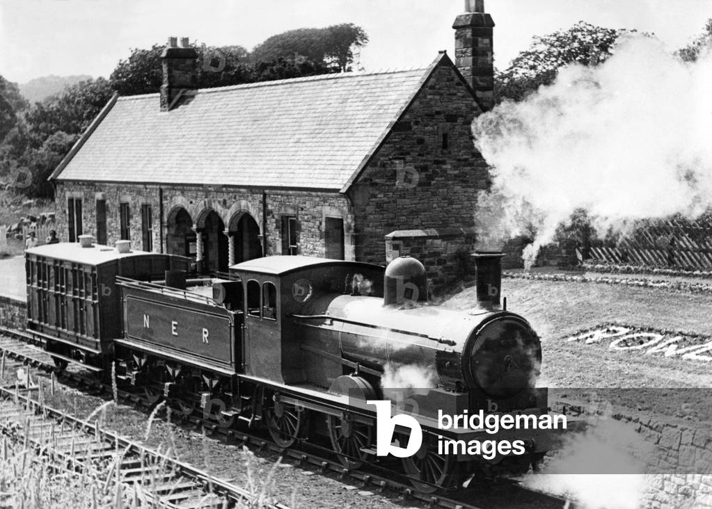 The last J21 engine in the world gets up steam at the rebuilt Rowley Station at Beamish Museum