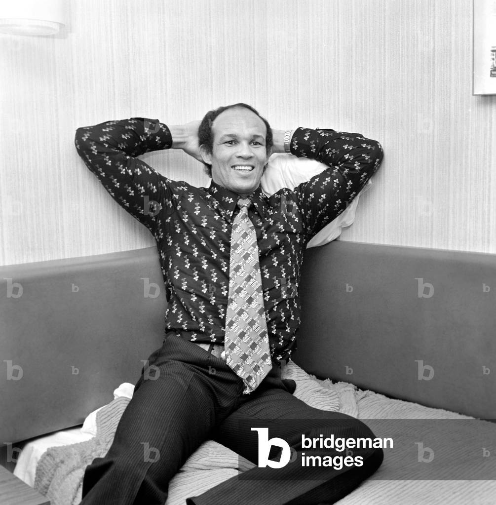 Boxer: Alberto Lovell. December 1974