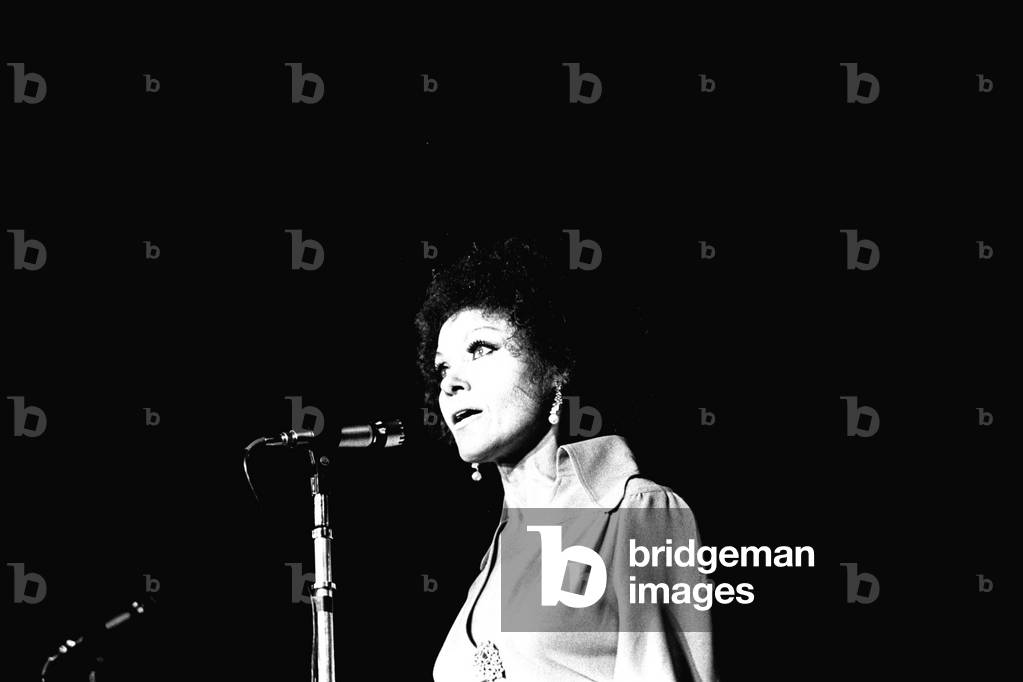 Cleo Laine, who was appearing at the Newcastle Festival in October, 1970