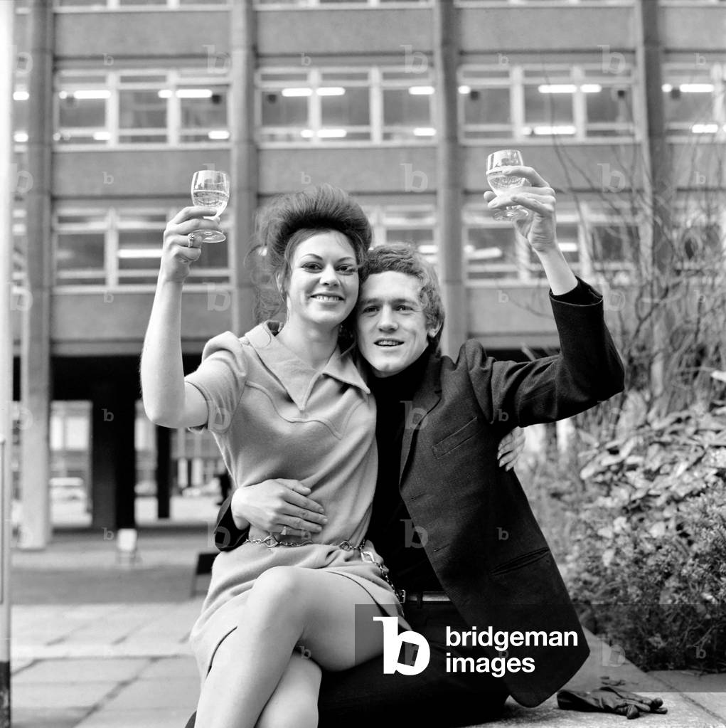 22 year old Miles Anderson, son of Major General John Anderson CBE, is the most promising actor of the year, and Hitchin girl, Judith Ann Blake the most promising actress of the year, at the Royal Academy of Dramatic Art. December 1969