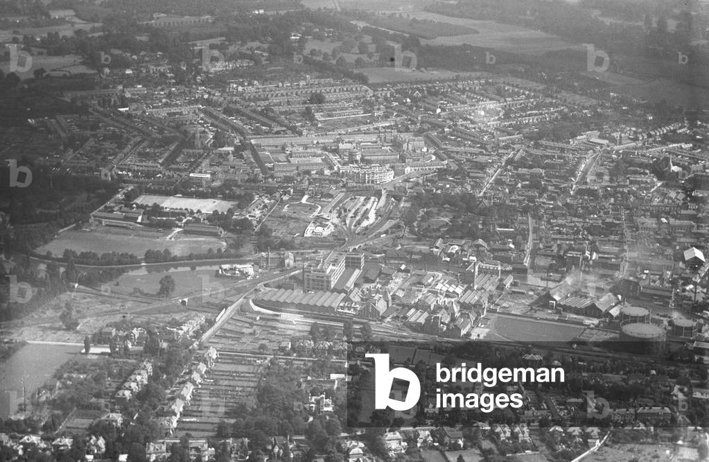 Aerial view of Maidstone, Kent. Circa 1926.