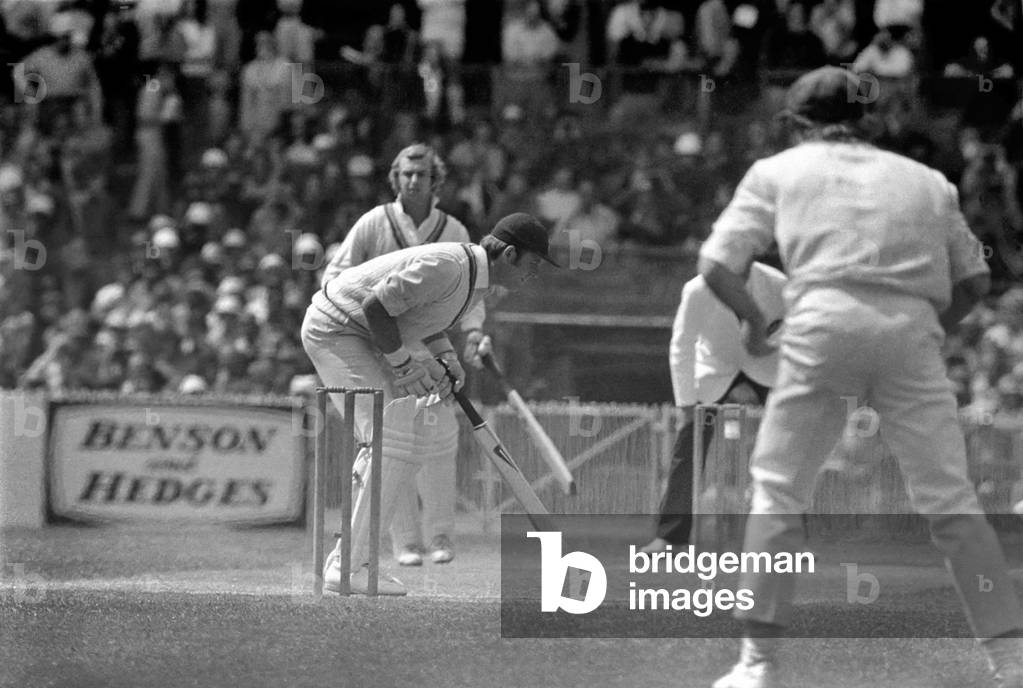 The Ashes 1974-1975. Australia v England 3rd Test match at Melbourne Cricket Ground, 
December 1974
Action from the match