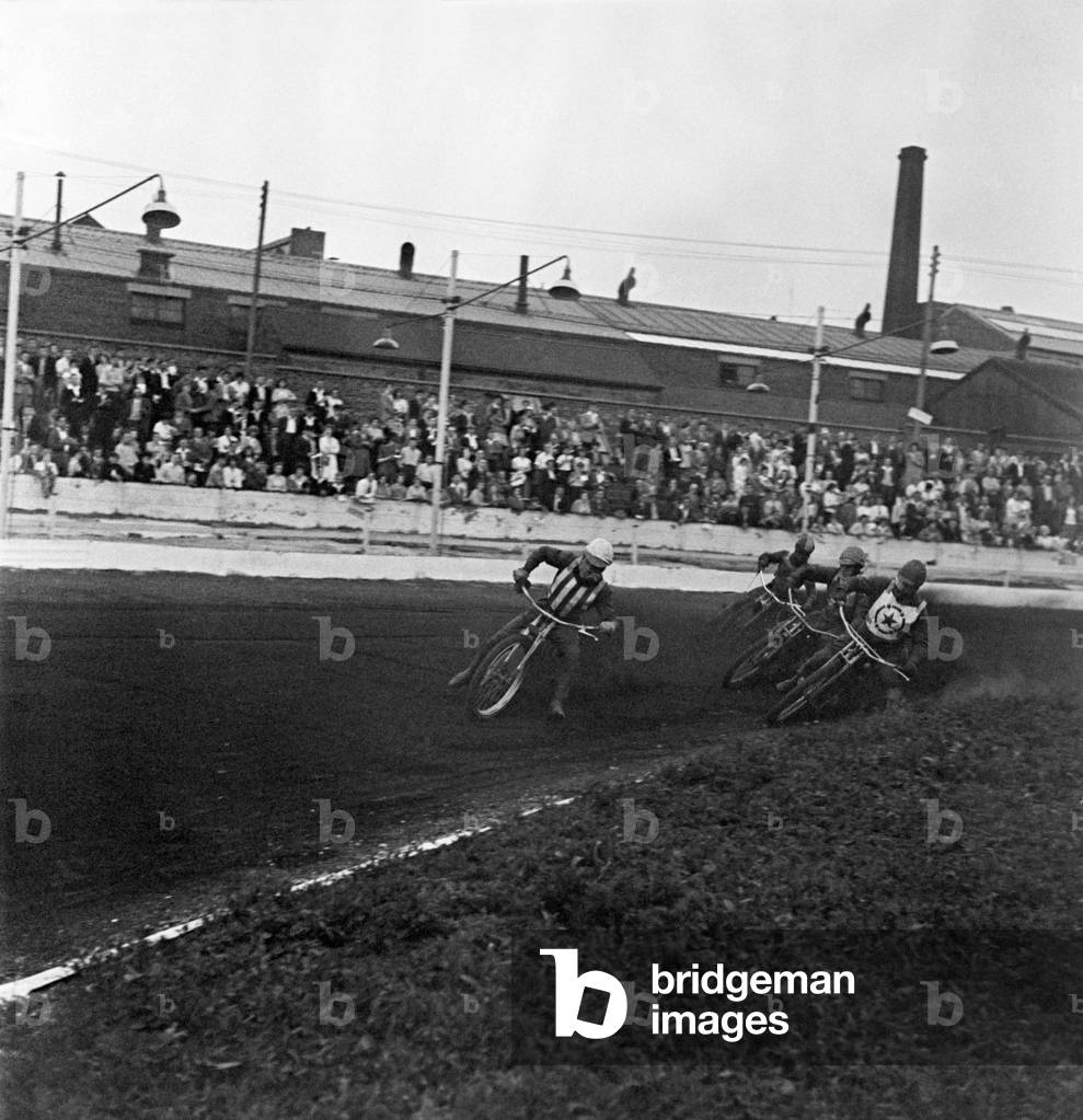 Speedway at stoke, motorsport. June 1960