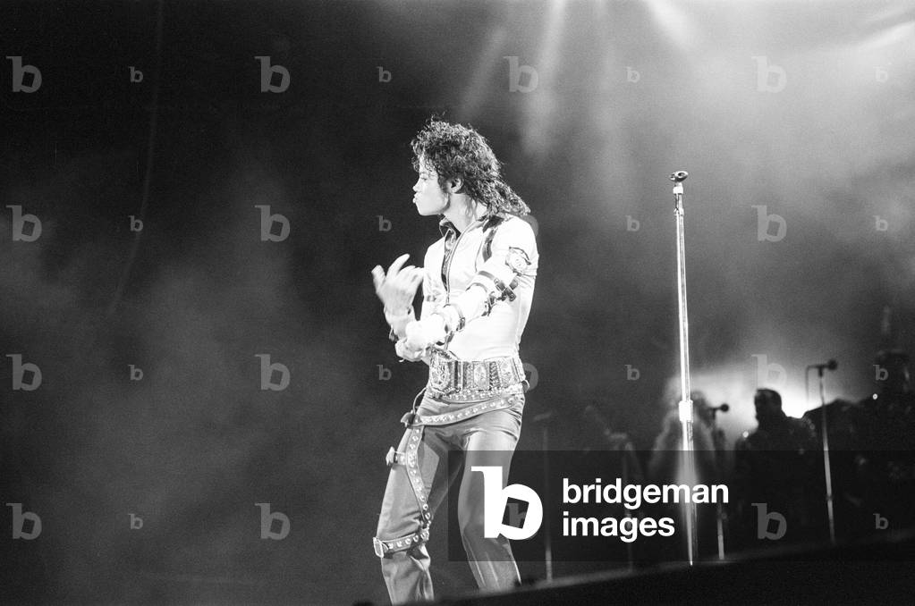 Michael Jackson, Bad Tour 1988, concert at Aintree Racecourse, Aintree, Merseyside, England, 11th September 1988.
