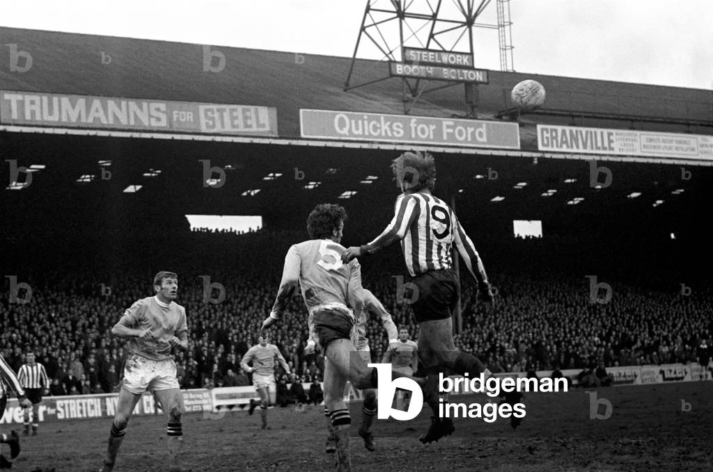 English League Division One match at Maine RoadManchester City 1 v Southampton 0. Action from the matchNovember 1969 (photo)