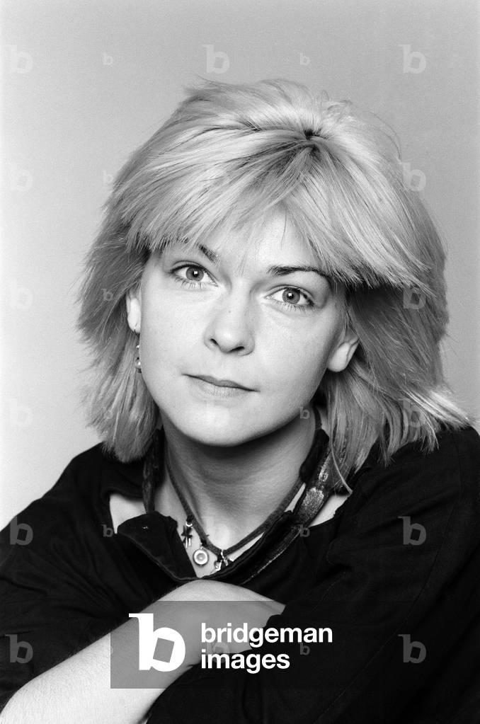 Punk actress and singer Toyah Willcox with no make up on, as part of a before and after make up shoot. 26th August 1981.