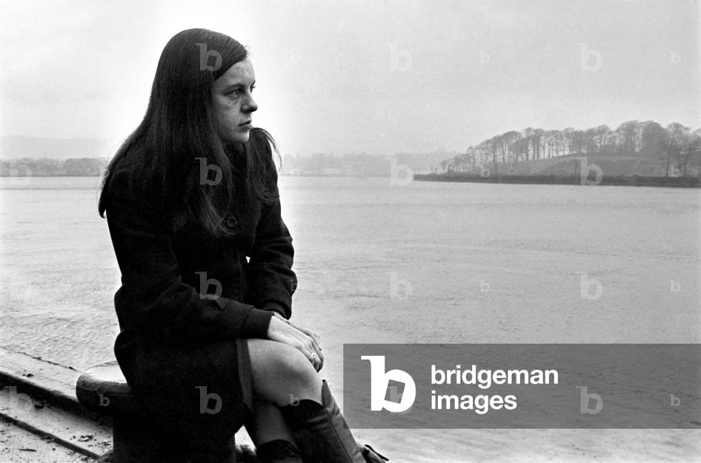 Ulster politician Bernadette Devlin at Londonderry. December 1969