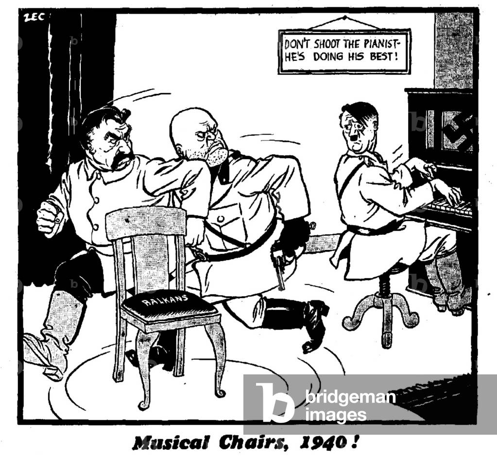 Musical Chairs, 1940 23rd January 1940 (b/w photo)