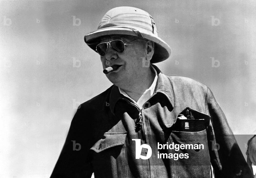 Sir Winston Churchill, 1942 (b/w photo)