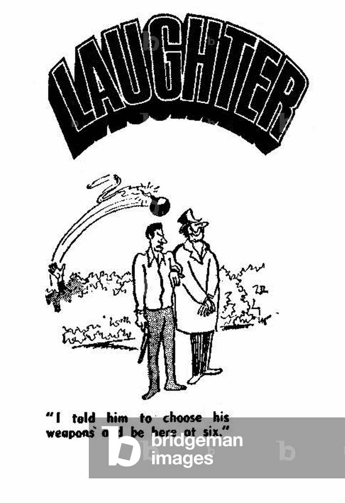 Cartoon from Daily Mirror Laughter Column 