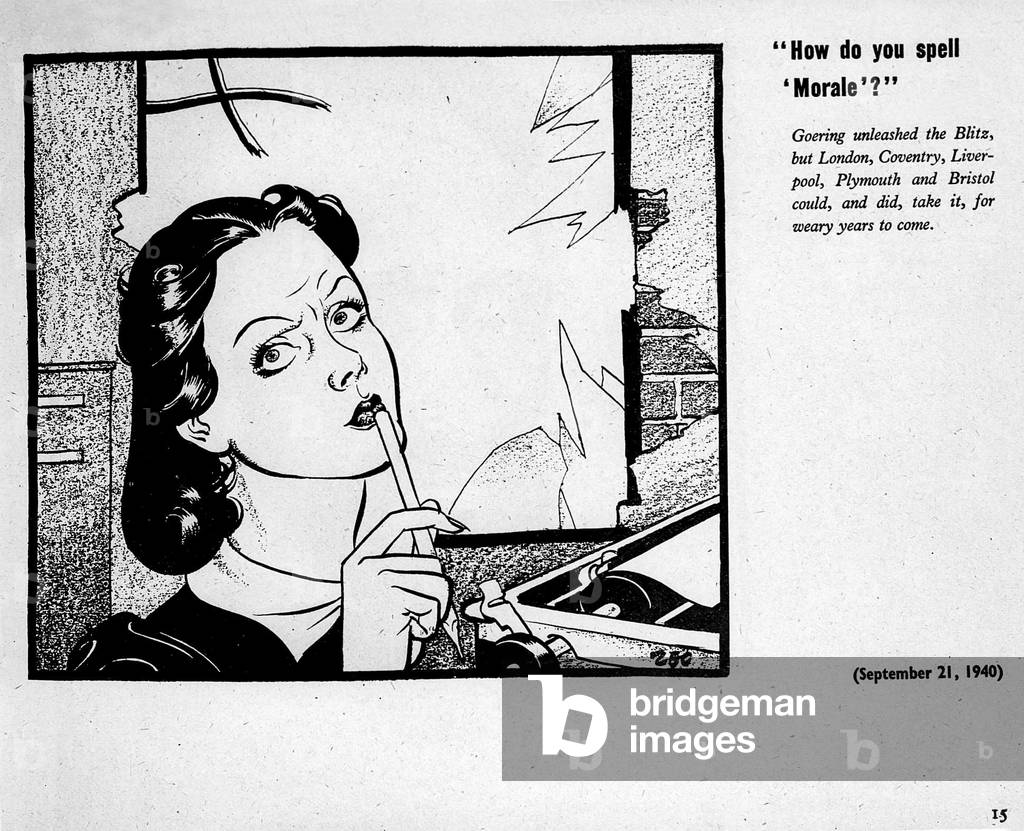 How Do you spell 'Morale'?, 21st September 1940 (illustration)