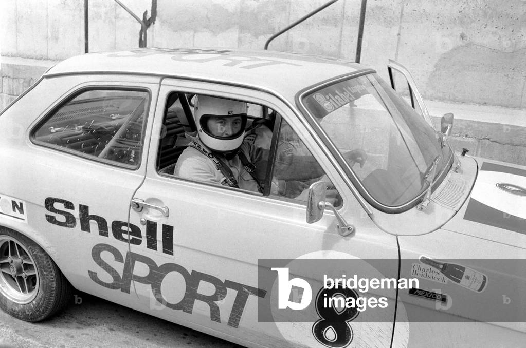 David Frost Racing Driver: David Frost, TV personality is to drive in the first motor race at BrandÍs Hatch on Saturday. David will be amongst over prominent people who will line up on the starting grid in the personalities race at the John Player Grand Prix. Today David went to the BrandÍs Hatch circuit for practice and to get the feel of the car. After about ten laps he commented he was happier in an aeroplane. July 1974